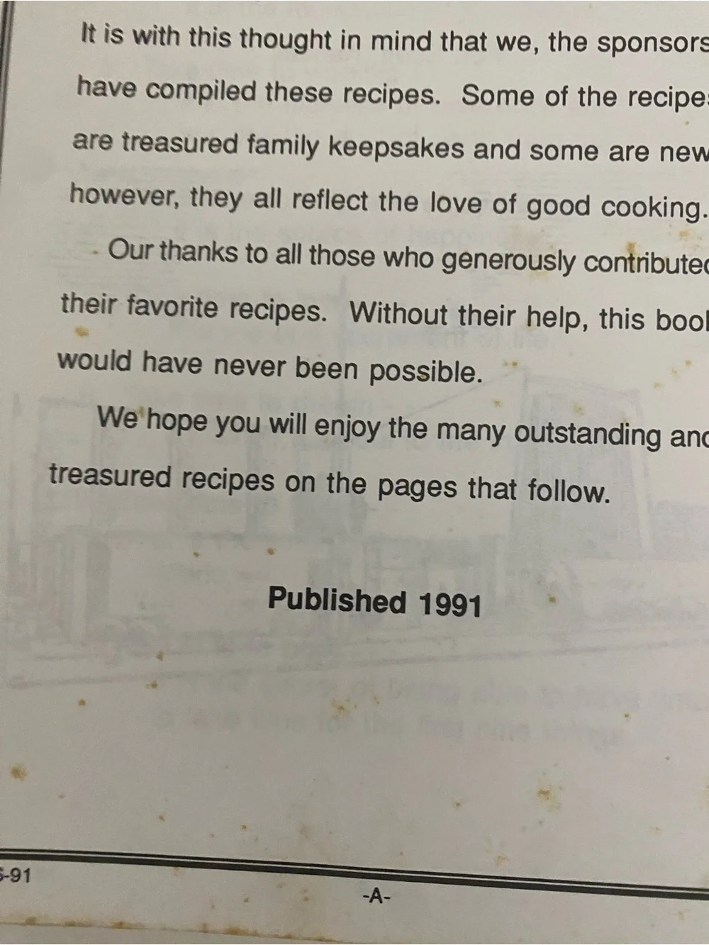 Vintage 90s Seasoned With Love Cookbook First Christian Church Fort Scott Kansas